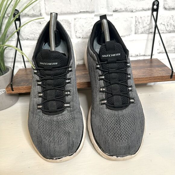 Skechers Gray Flex Fit Sneakers Size 9 - Picture 4 of 6
